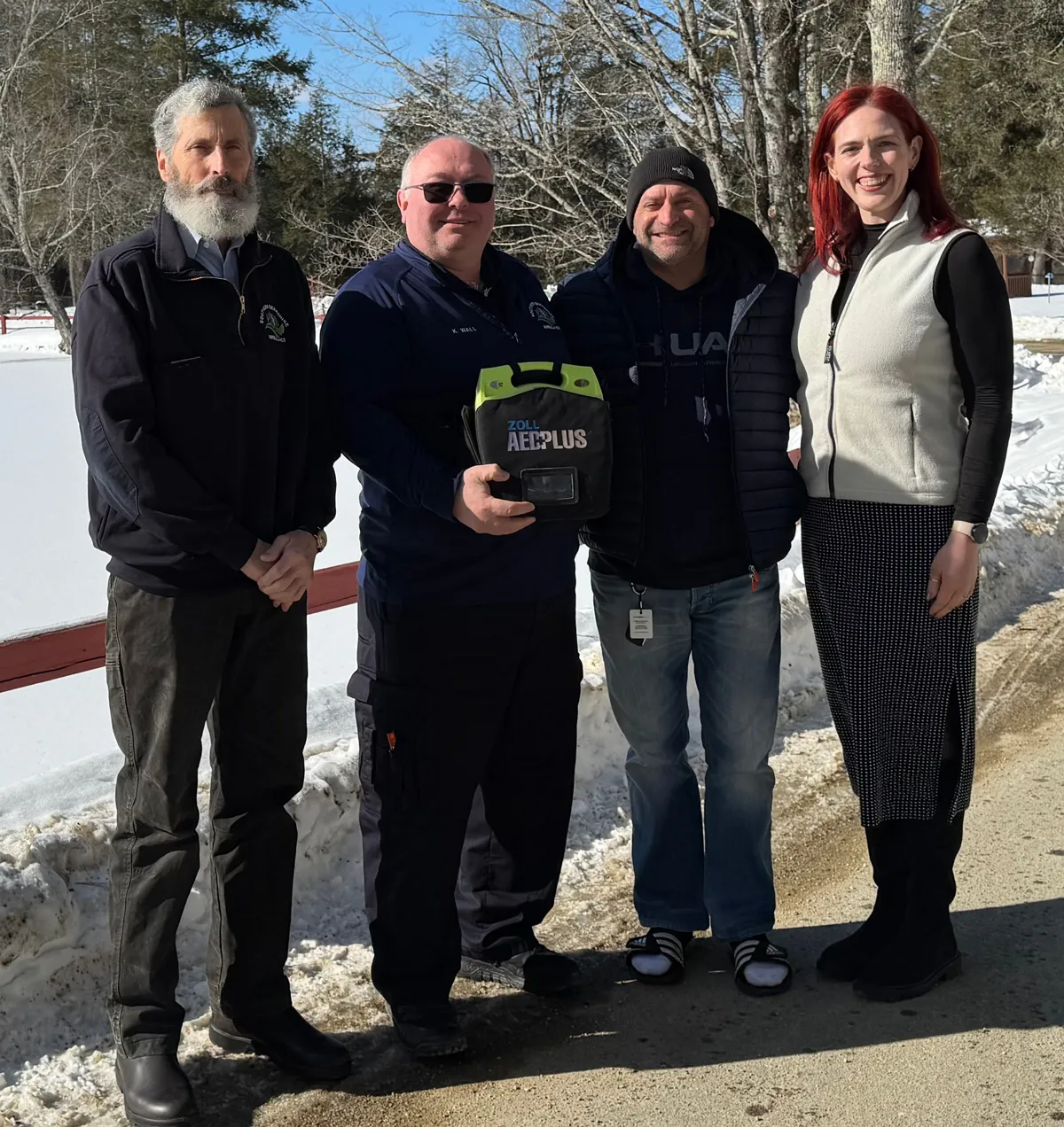 AED presentation to Camp Eisner